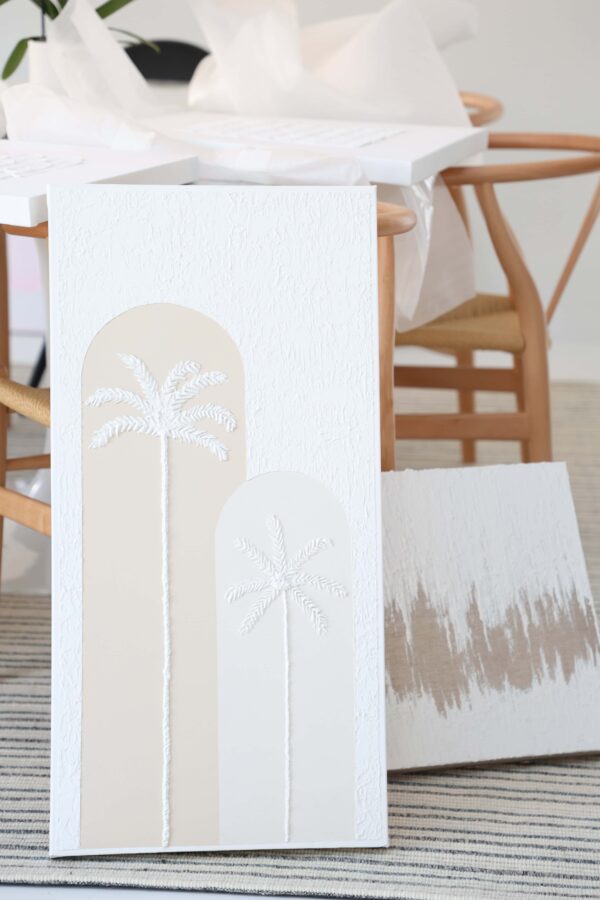 Beige Twins Palm