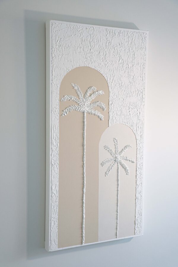 Beige Twins Palm