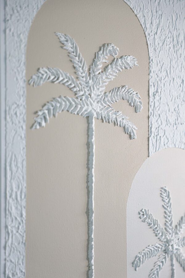 Beige Twins Palm